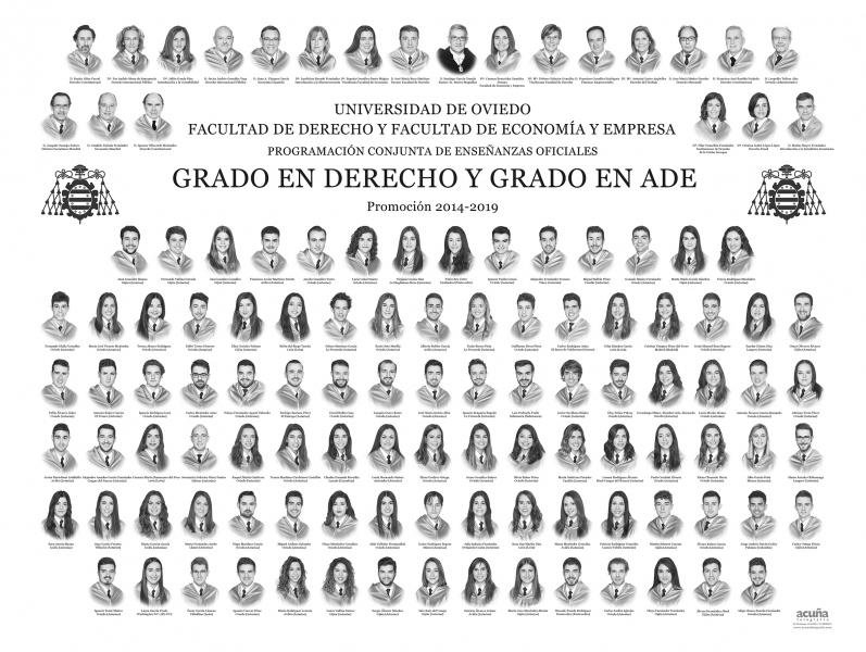 Orla del Doble Grado en Administración y Dirección de Empresas de la Universidad de Oviedo