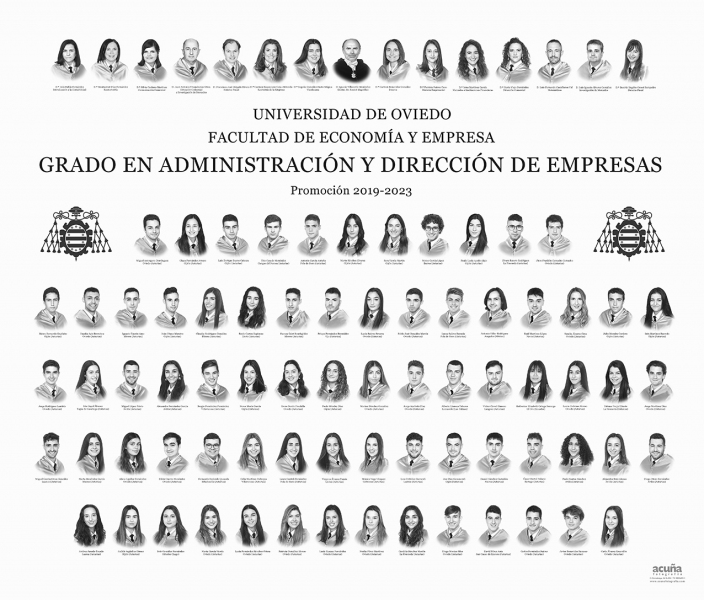 Orla del Grado en Administración y Dirección de Empresas de la Universidad de Oviedo