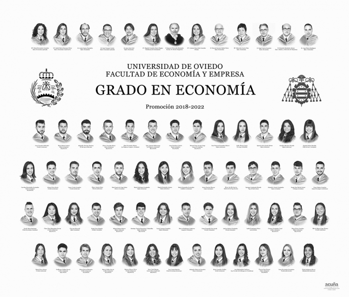 Orla del Grado en Economia de la Universidad de Oviedo