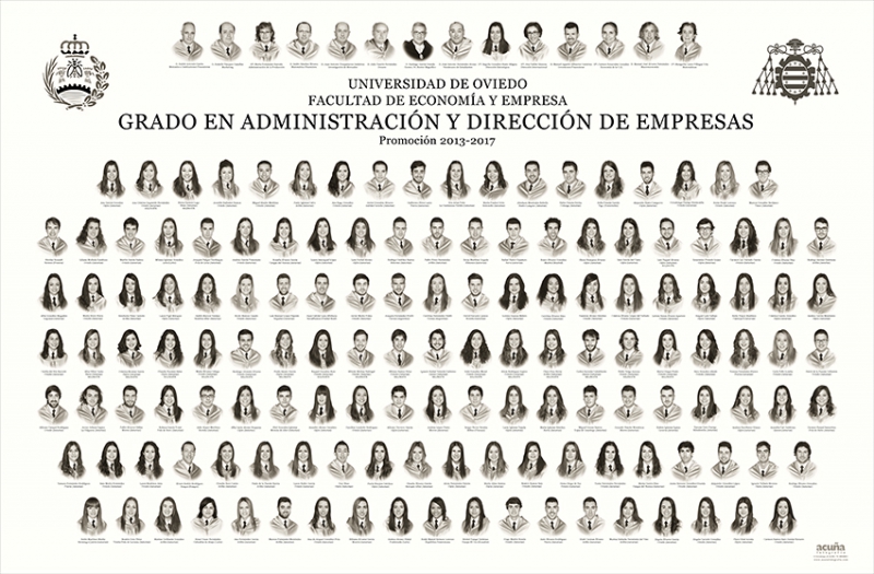 Orla del Grado en Administración y Dirección de Empresas de la Universidad de Oviedo