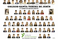 Orla de Bachillerato del Colegio Santa Teresa de Jesús de Oviedo Promoción 2020