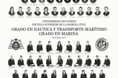 Orla del Grado en Nautica y Transporte Marítimo  y Grado en Marina de la Universidad de Oviedo