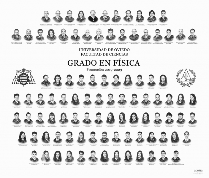 Orla del Grado de Física de la Universidad de Oviedo - Promoción 2022