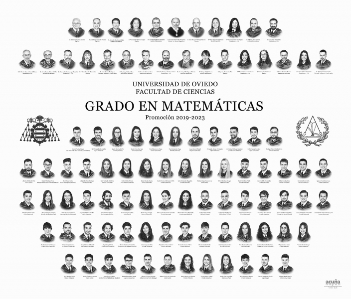 Orla del Grado de Matemáticas de la Universidad de Oviedo - Promoción 2022