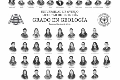 Orla del Grado en Geologia de la Facultad de Geologia de la Universidad de Oviedo